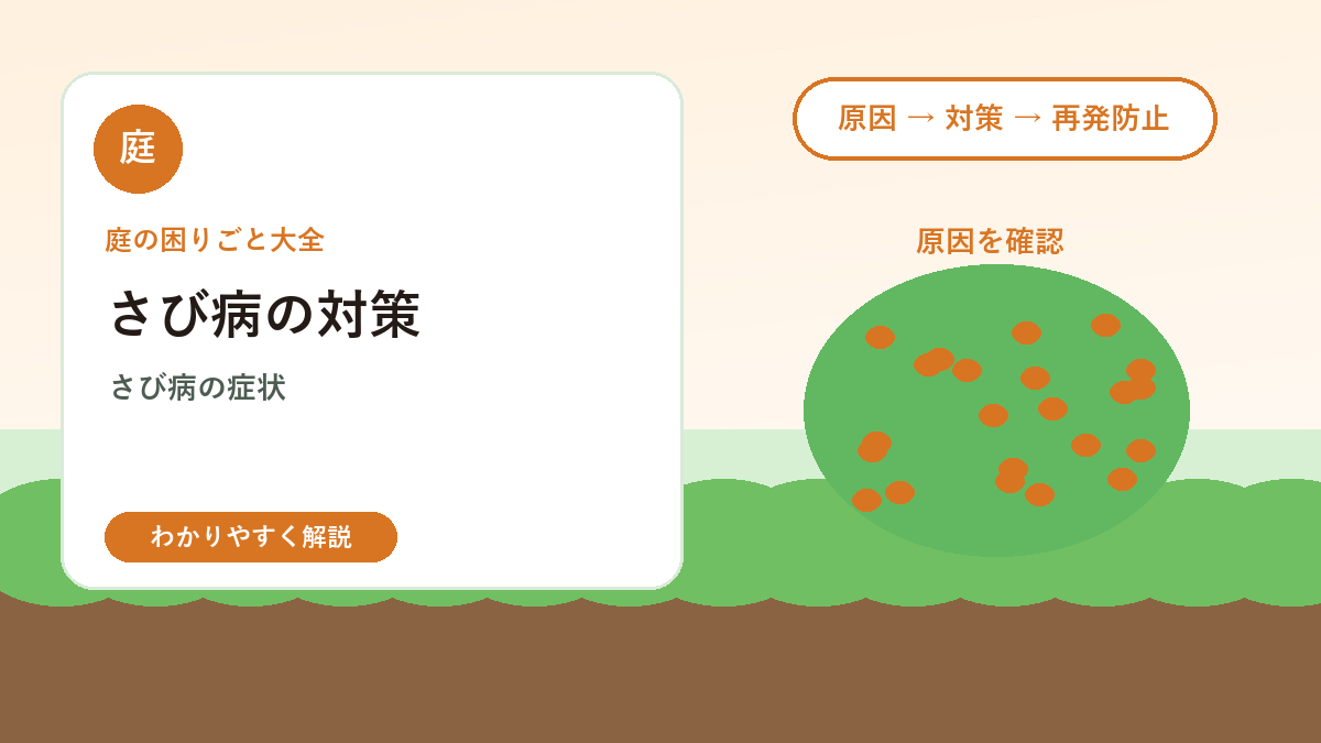 さび病の対策｜葉にオレンジ色の斑点が出る原因と予防方法
