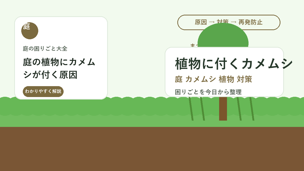 庭の植物にカメムシが付く原因｜実や新芽を守る見つけ方と対処